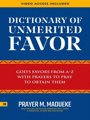 cover image of Dictionary of Unmerited Favor